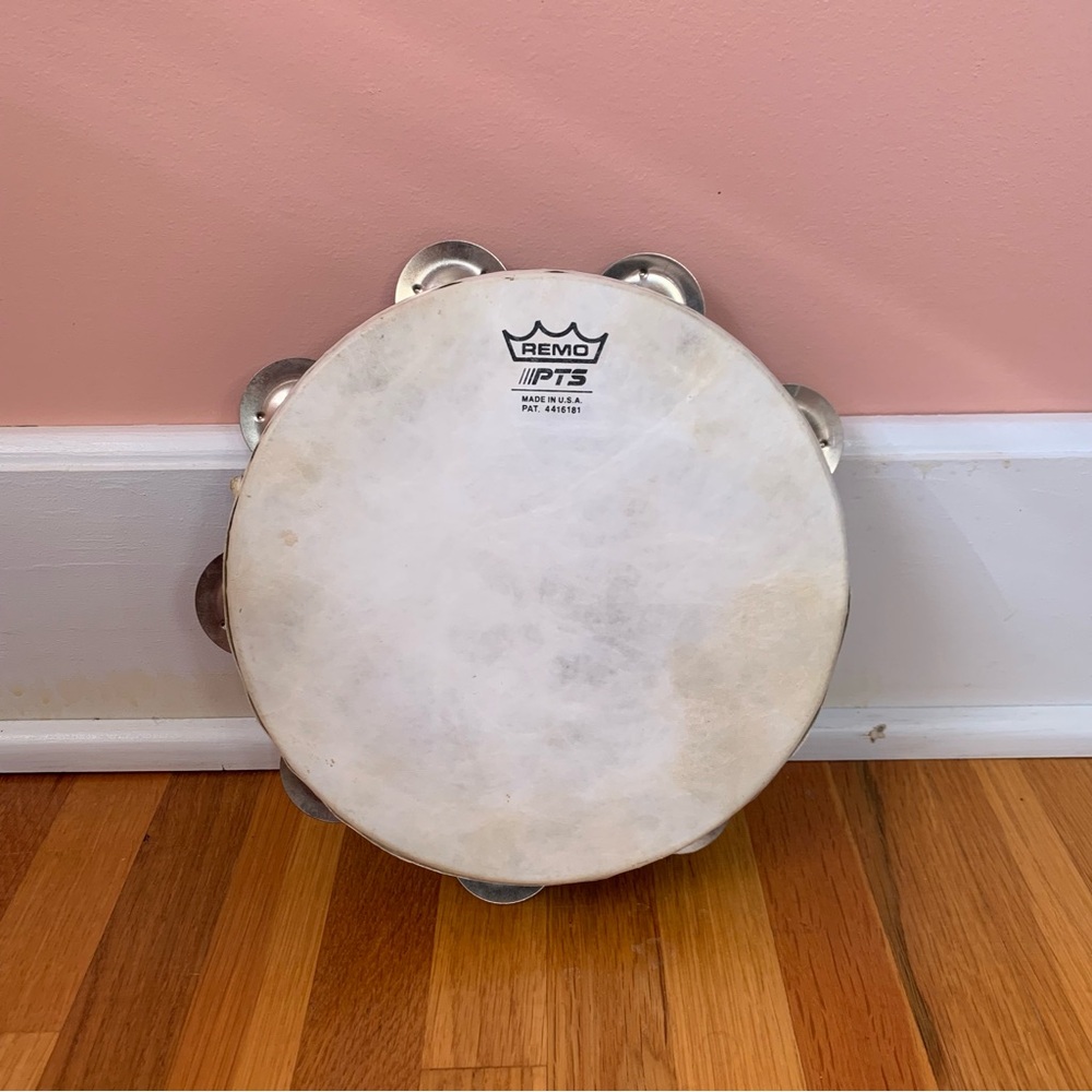 Vintage Tambourine Remo PTS 8" Made in USA